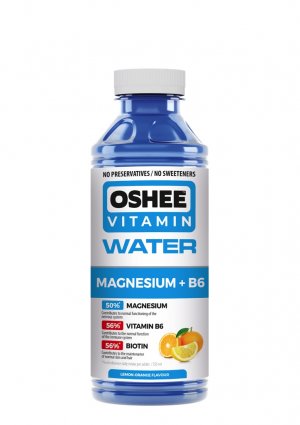 OSHEE Vitamínová voda magnézium + B6 555 ml